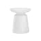Monarch Specialties Accent Table, Drum, Side, End, Nightstand, Lamp, Living Room, Bedroom, White Metal, Contemporary I 3917 - alternate 1